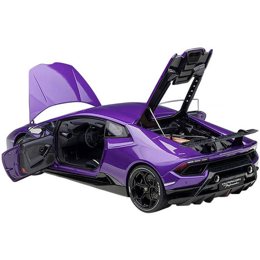 Huracan Performante Viola Pasifae / Pearl Purple With Black Wheels 1月12日 Model Car By
