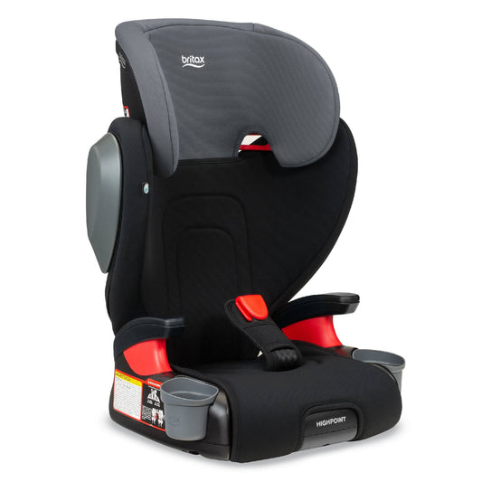 Highpoint Backless Belt-Positioning Booster Seat, Black Ombre