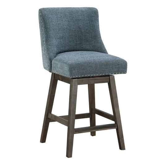 Home Furnishings Granville Bar Stool Swivel, Navy