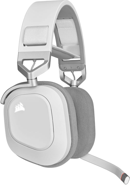 Hs80 Rgb Wireless Premium Gaming Headset With Spatial Audio - White