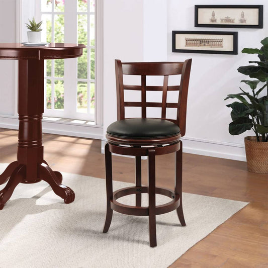Home Co Farmington Swivel Upholstered 24x22 Counter Stool
