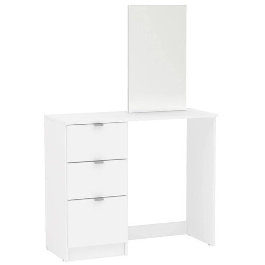 Hollywood Vanity W/Mirror - White