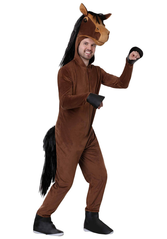 Horse Costume, Size: Large, Brown