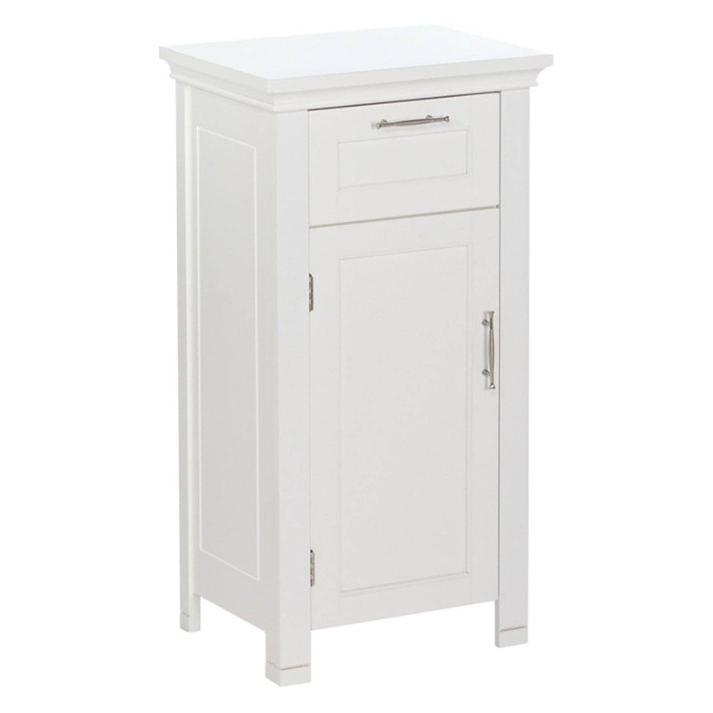 Home Somerset Single Door Floor Cabinet - White