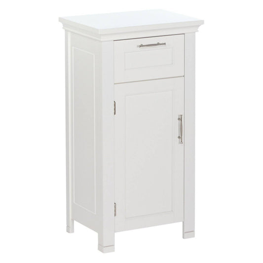 Home Somerset Single Door Floor Cabinet - White