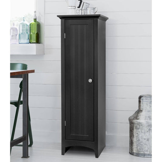 Home And Office One Door Kitchen Storage Pantry In Black