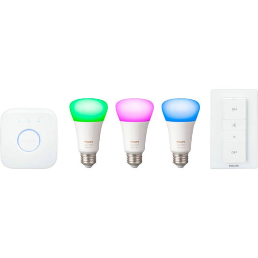 Hue White And Color Ambiance Led Starter Kit 3-Pack