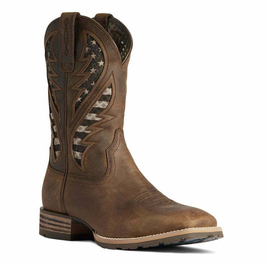 Hybrid Venttek Western Boots, 11, Brown