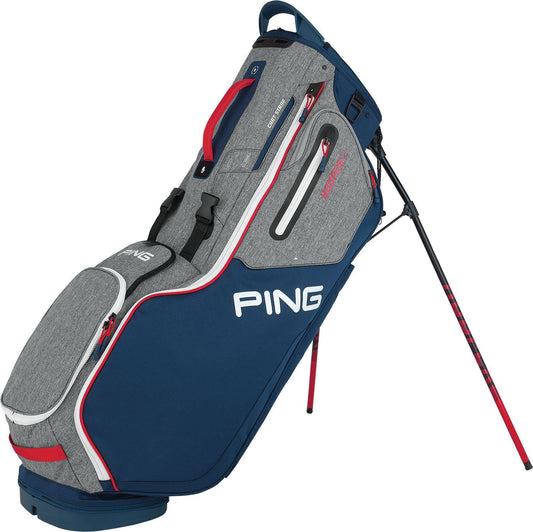 Hoofer 14 Stand Bag - Navy Green White