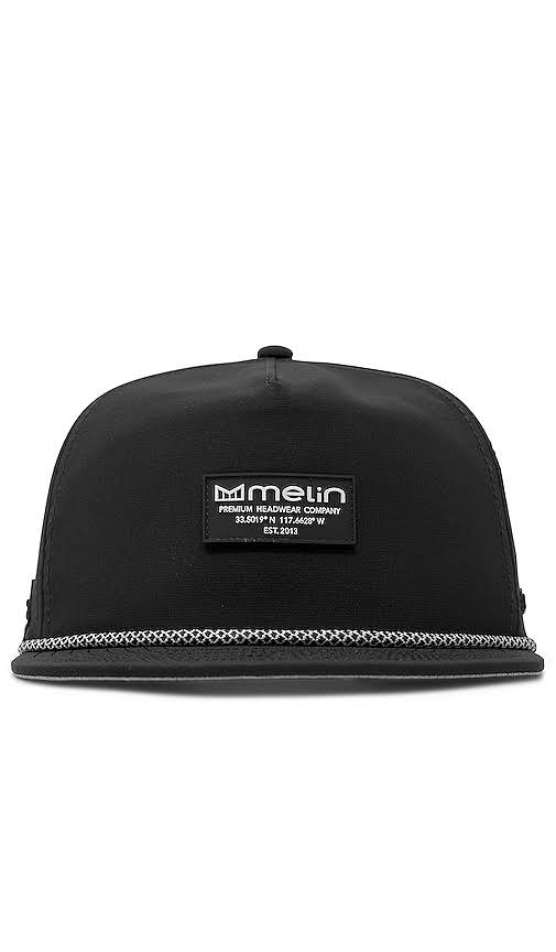 Hydro Coronado Brick Men's Snapback Hat, Black / Small