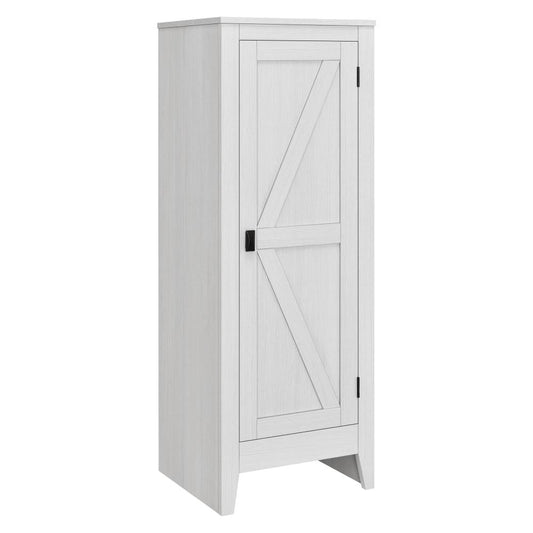 Home Farmington Storage Cabinet, 4 Shelves, Ivory Pine