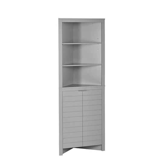 Home Madison Tall Corner Cabinet - Gray