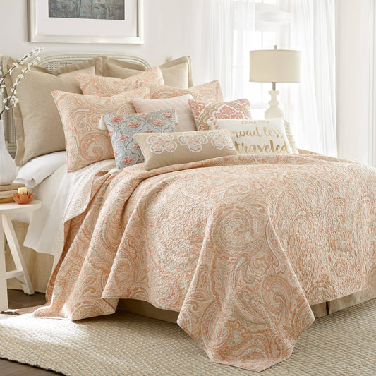 Home Spruce Spa King Quilt Set - Blue