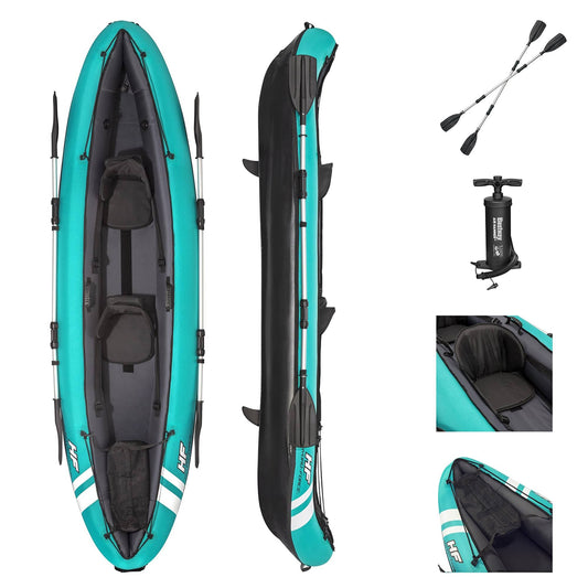 Hydro Force Ventura 2 Person Inflatable Kayak W/ Hand Air Pump