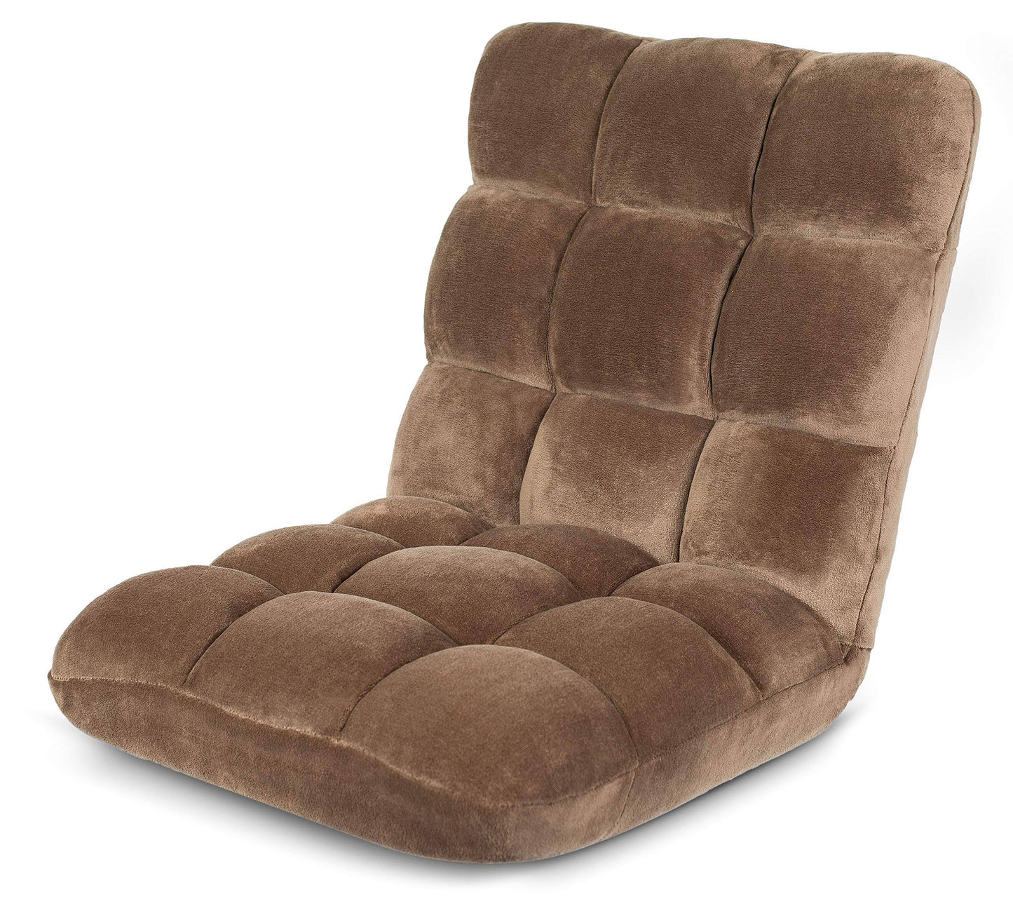 Home Adjustable 14-Position Memory Foam Floor Chair - Grey