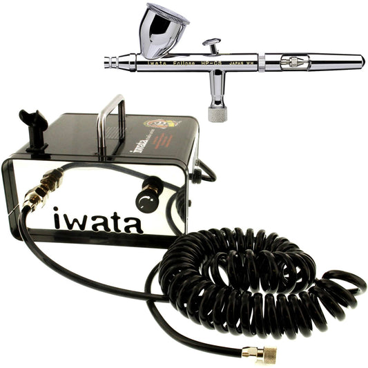 Hp-Cs .35mm Eclipse Airbrush W/ Is35 Ninja Jet Compressor