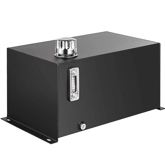 Hydraulic Reservoir Oil Tank Fuel Tank 10 Gal Steel With Filter& Temp Gauge
