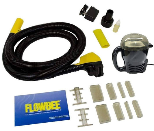 Home Haircutting System With Flowbee Super Mini Vac Clipper Head/Hose, Vacuum & Accessories Included.