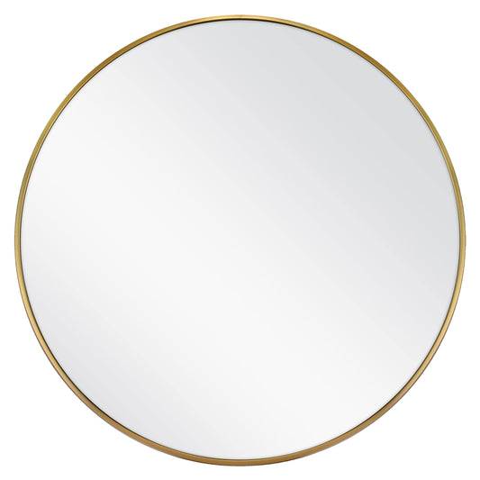 Homes & Gardens 28 Round Wall Mirror Black - Each