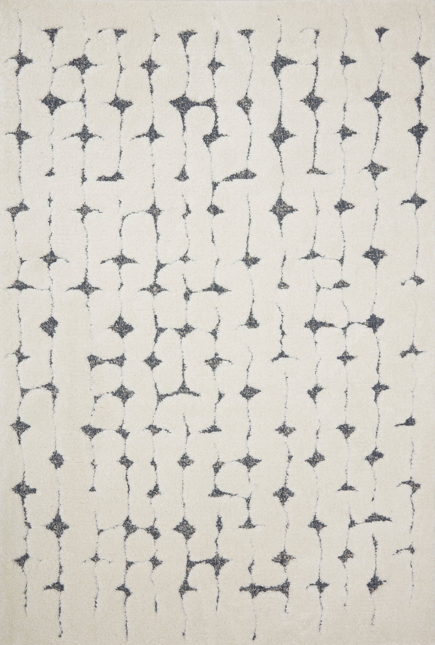 Ii Hagen Hag-04 White Navy Rug - 2 Ft 7 In X 7 Ft 8 In