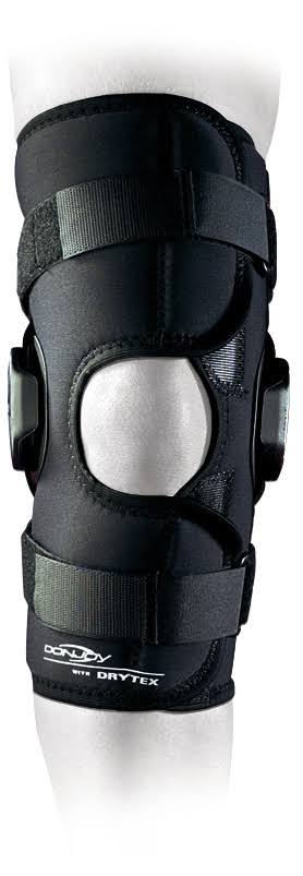 Hinged Knee Brace, Drytex Sleeve, Open Popliteal, Small