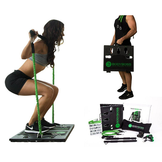 Home Gym 2 - Full Portable Gym Home Workout Package - Purple