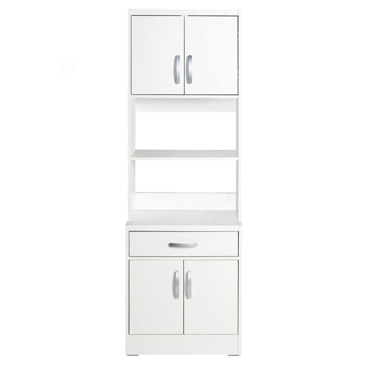 Home Products Shelby Tall Wooden Kitchen Pantry In White