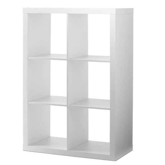 Homes Gardens 6-Cube Storage Organizer Multiple Finishes