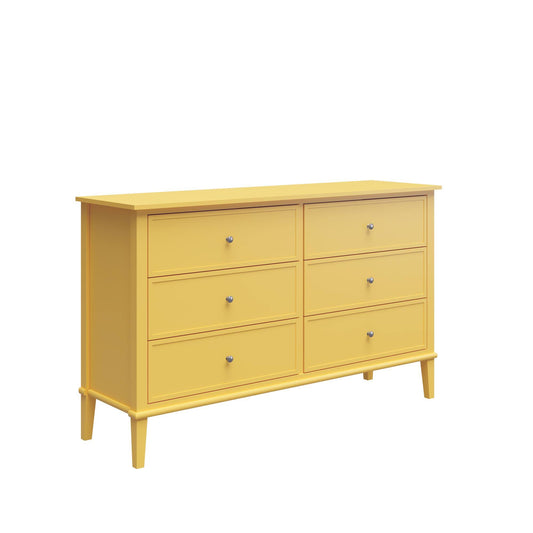 Home Franklin 6-Drawer Dresser Yellow