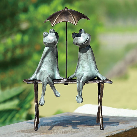 Home 21092 Frog Lovers Garden Sculpture