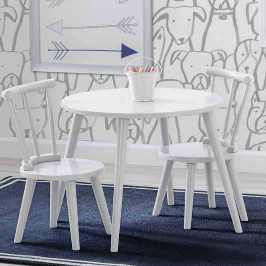 Homestead 3-Piece Table And Chair Set In White