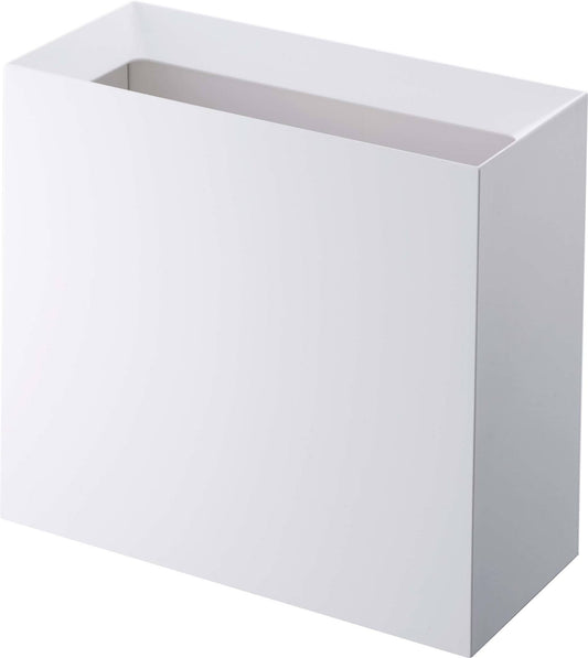 Home Tower Rectangular Trash Can - White