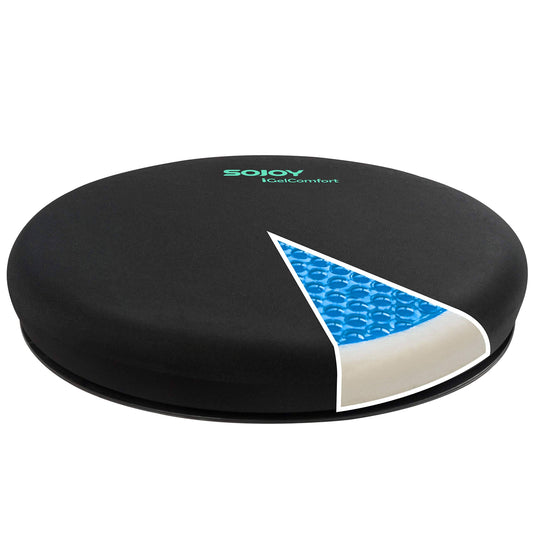 Igelcomfort Gel Swivel Seat Cushion Featured With Memory Foam