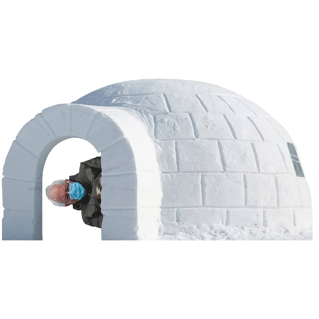 Icehouse Snowhouse Stand-In Cardboard Cutout Standee Standup