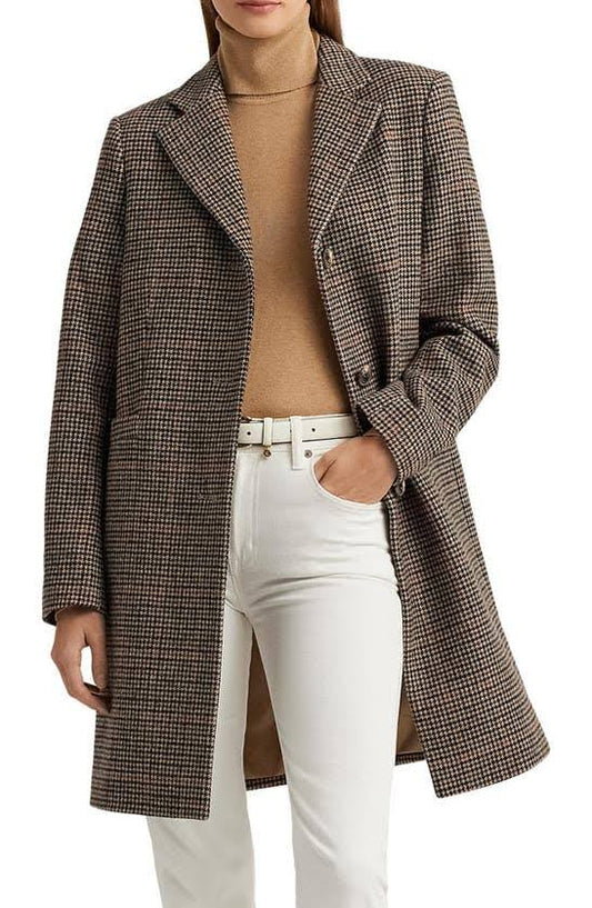 Houndstooth Check Coat In Box Hounds
