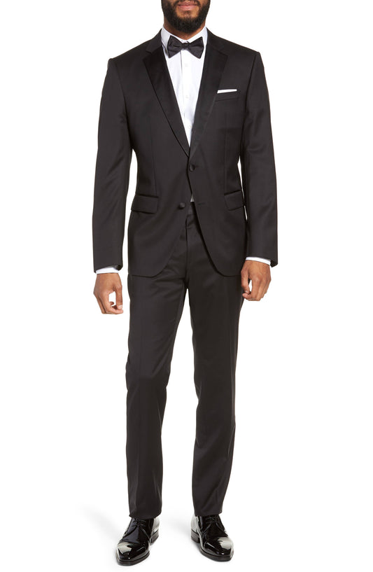 Hugo Wool Tuxedo In Black At Nordstrom, Size 42 Regular