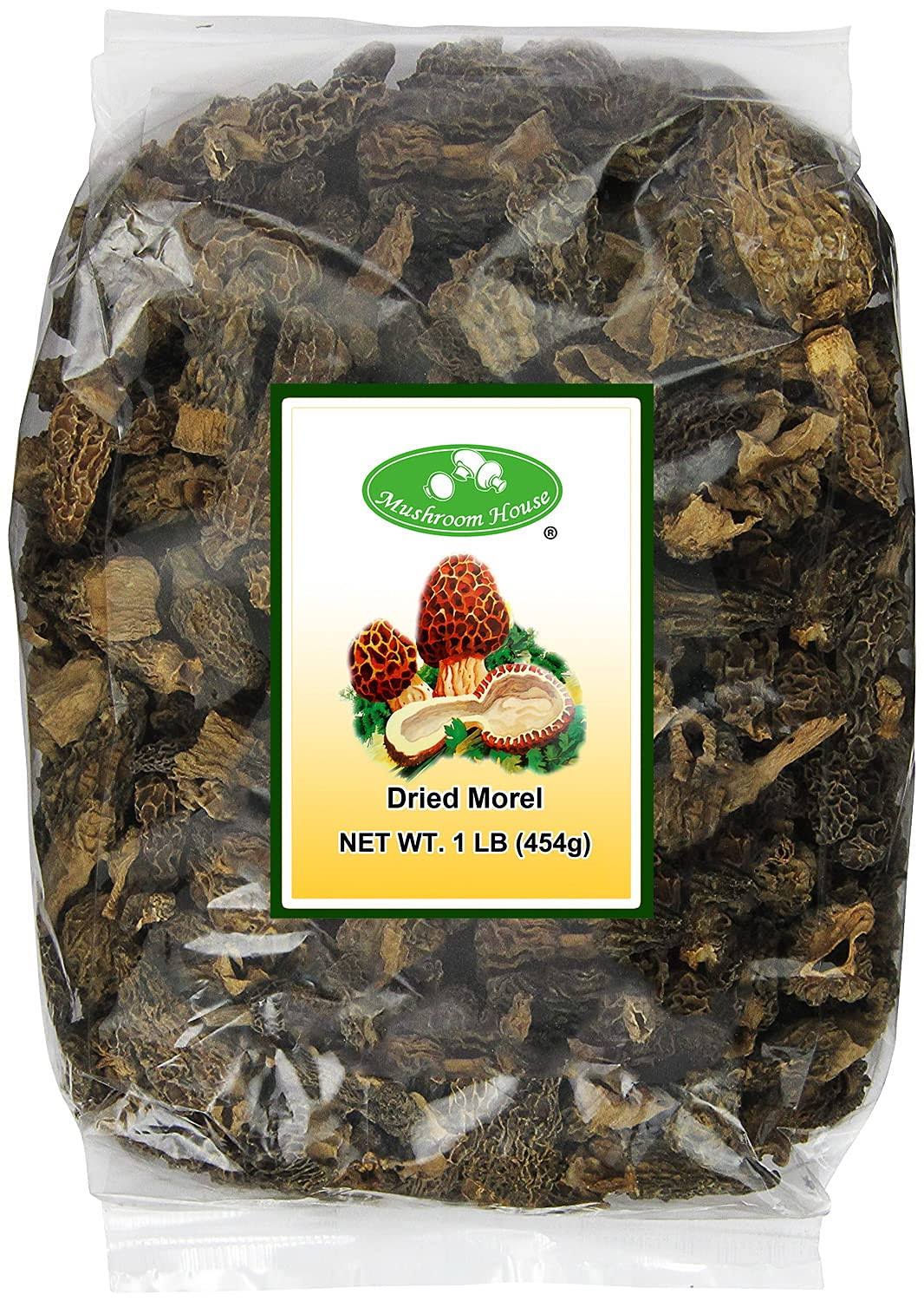 House Dried Mushrooms Premium Morel 1 Pound