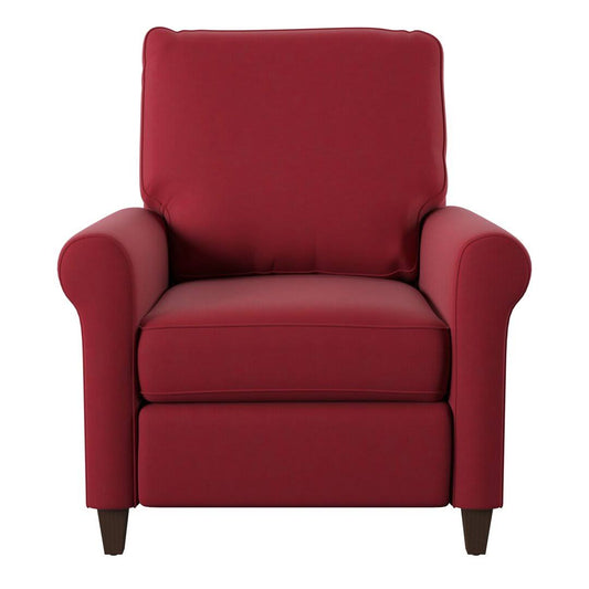 High Leg Manual Recliner Body Fabric: Tina Scarlet