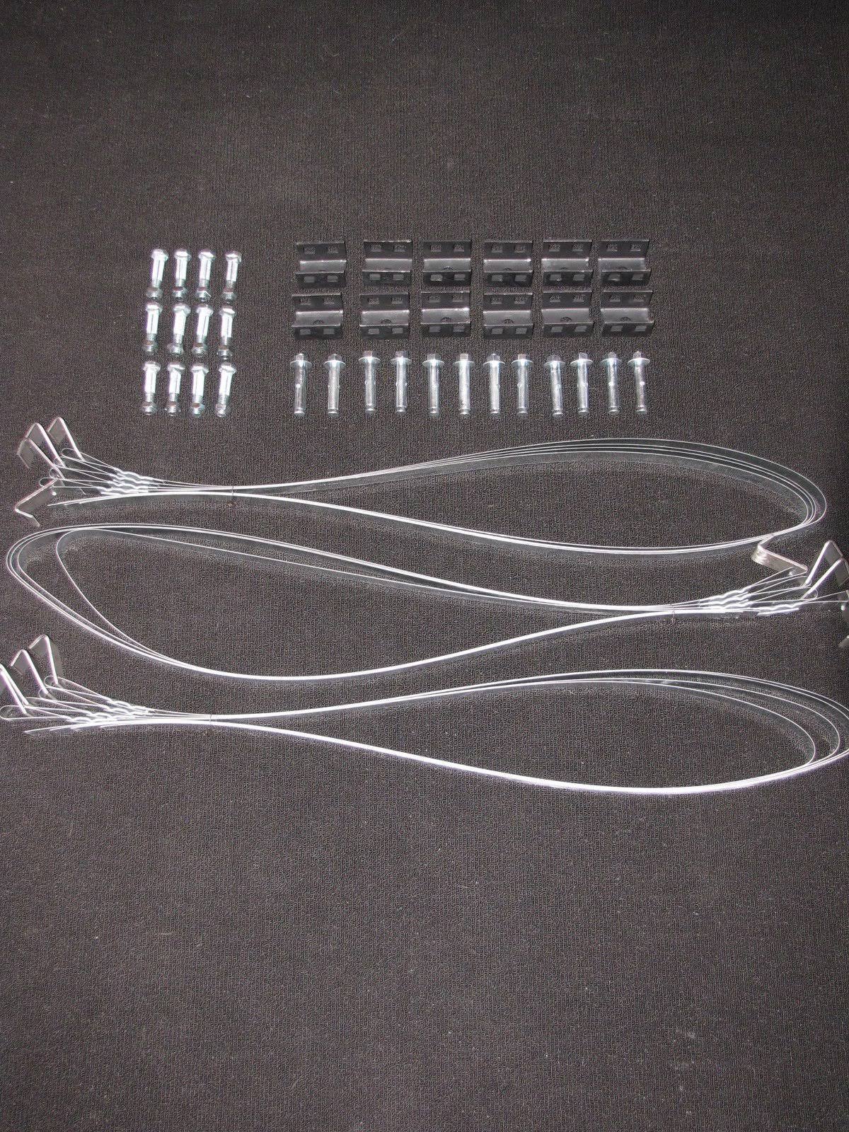 Home Parts Set Of 12 Dry Concrete Anchors Tie Down Straps And Bolts