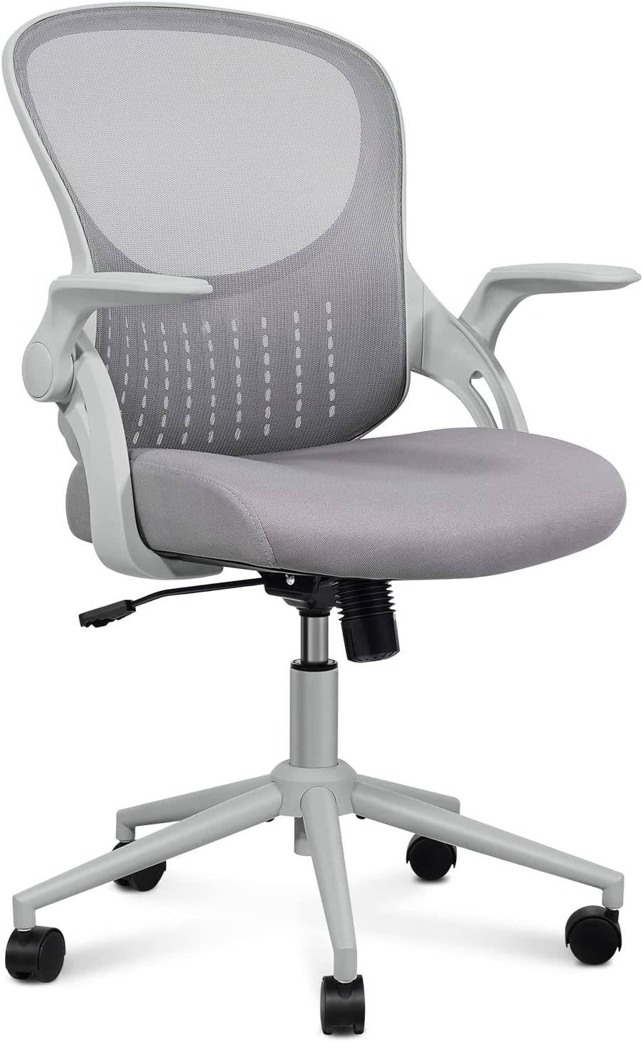 Home Office Chair Ergonomic Desk Chair Mesh Computer Chair, Up Arms, Grey
