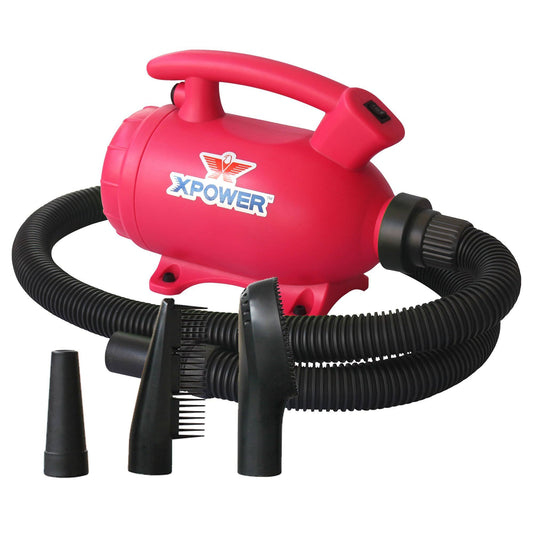 Home Pet Grooming Force Dryer & Vacuum, B-55-Pink