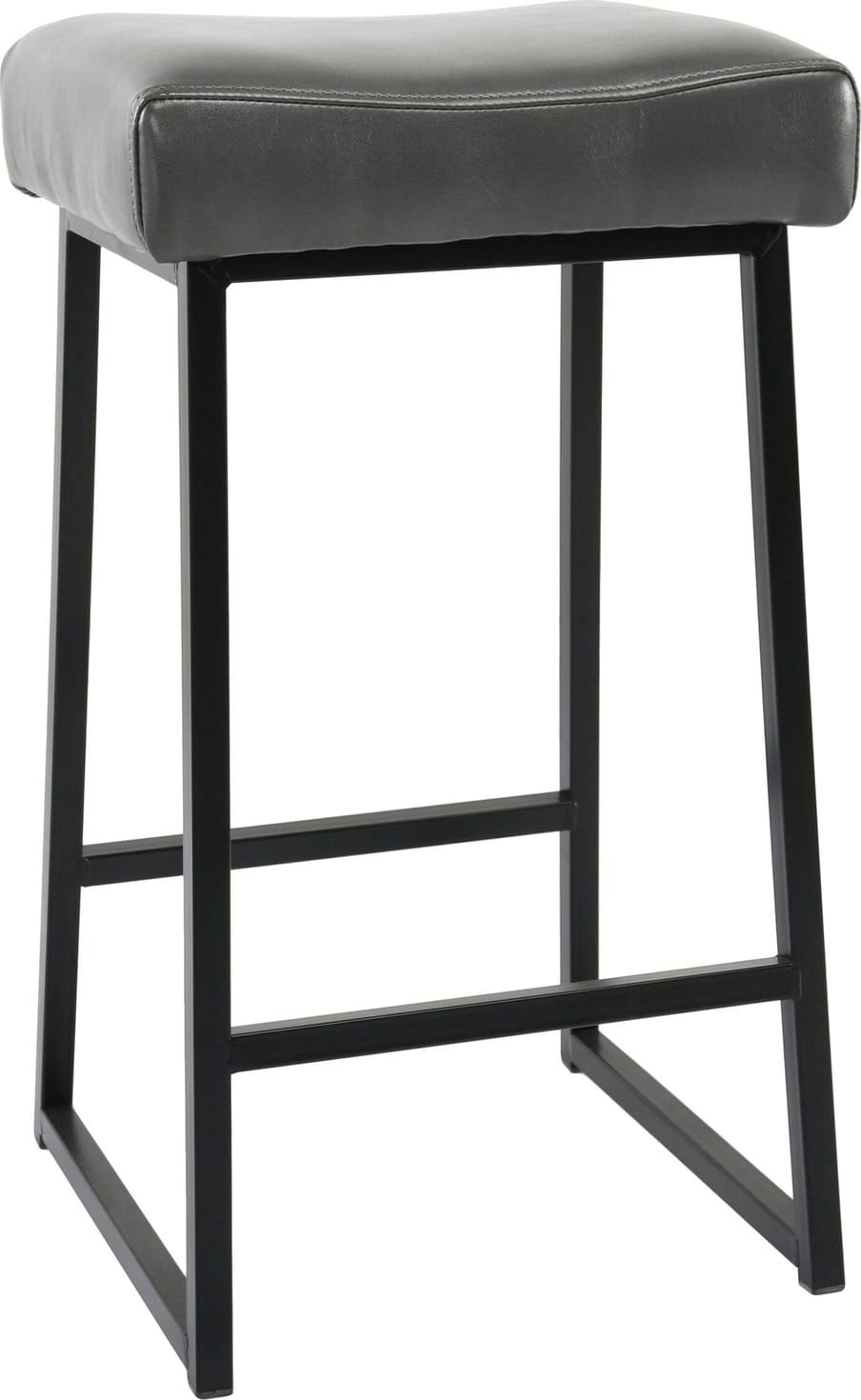 Home Amber Counter Stool, Set Of 2 - Smokey Grey