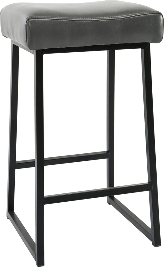 Home Amber Counter Stool, Set Of 2 - Smokey Grey