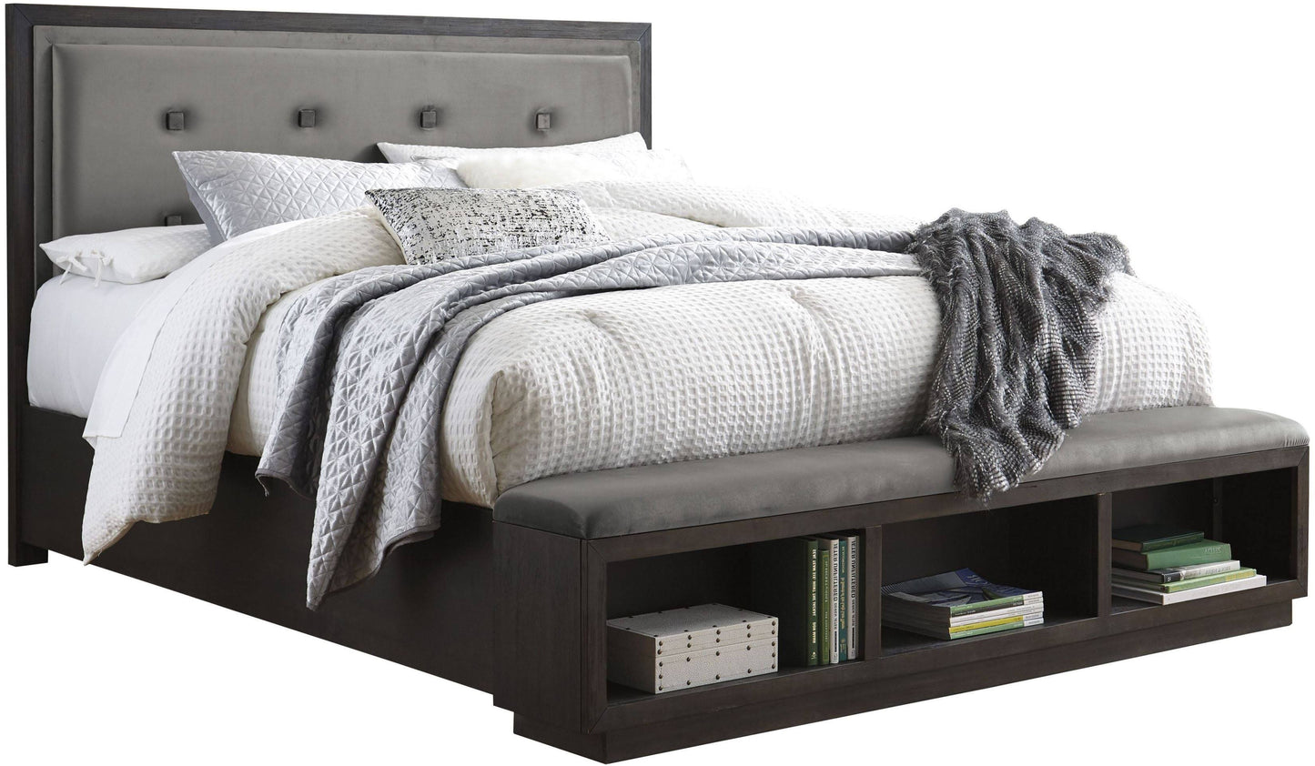 Hyndell Queen Upholstered Panel Headboard