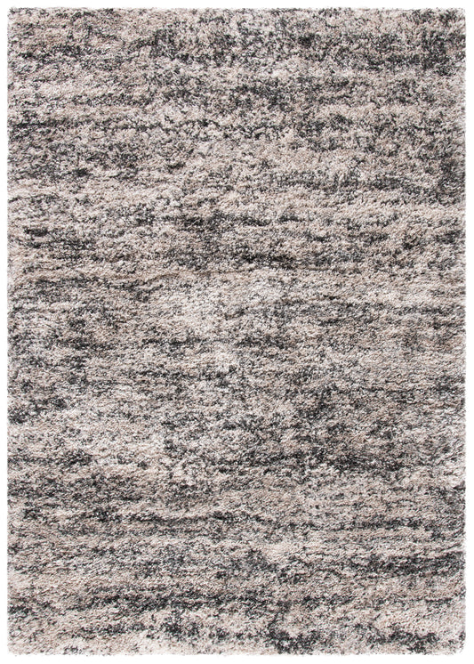 Iceland Shag Collection Isg519a Cream / Grey Rug - 5' 3" Square
