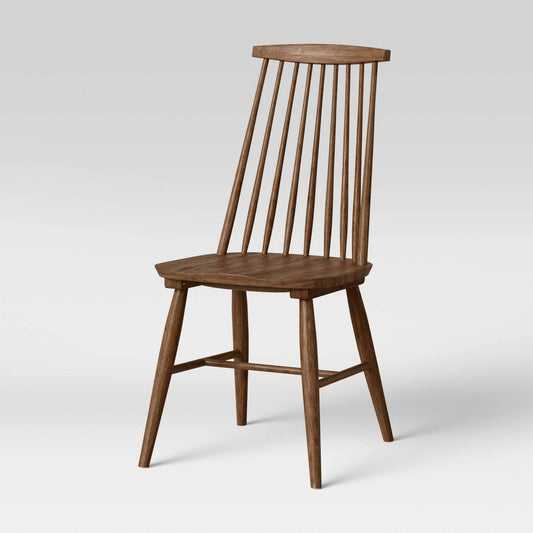 High Back Windsor Dining Chair Walnut -