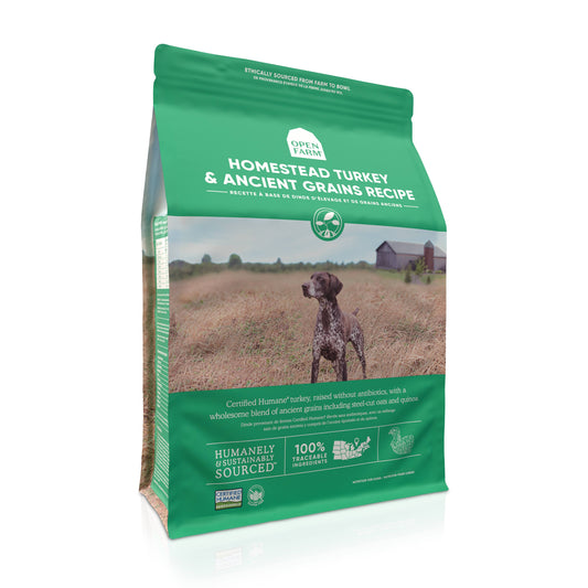 Homestead Turkey & Ancient Grains Dry Dog Food - 4-Lbs