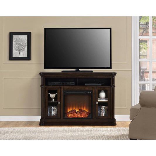 Home Brooklyn 50" Fireplace Tv Console Espresso