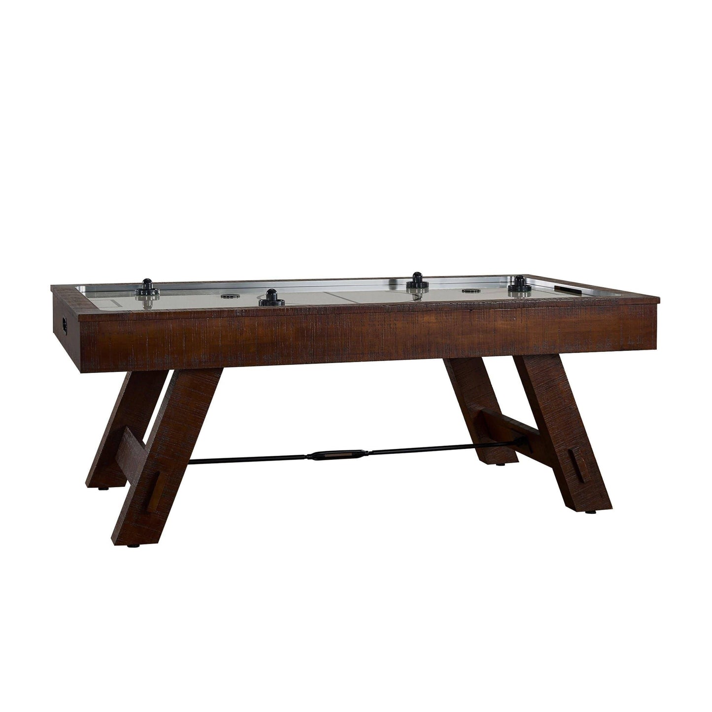 Home 26-3575 83 In. Telluride Air Hockey Table, Rustic Brown
