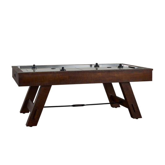 Home 26-3575 83 In. Telluride Air Hockey Table, Rustic Brown